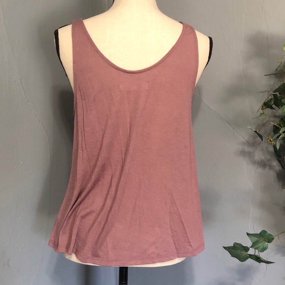 DECREE Purple Mesh Tank with Embezzlement - Picture 3 of 4